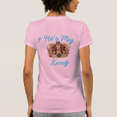 T-shirt Je suis sa reine, il est mon Roi Tank (Dos)