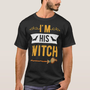 T-shirt Je suis sa sorcière mignonne Halloween Matching Co