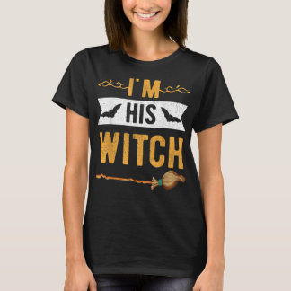 T-shirt Je suis sa sorcière mignonne Halloween Matching Co