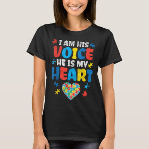 T-shirt Je Suis Sa Voix Il Est Ma Sensibilisation sur l'au