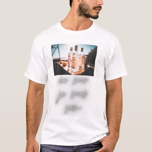 T-shirt je suis sam (Devant)