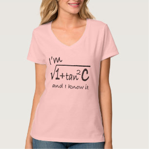 T-shirt Je suis sec C et je le sais !