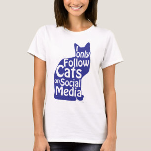 T-shirt Je Suis Seulement Cats Snarky Social Motto Light