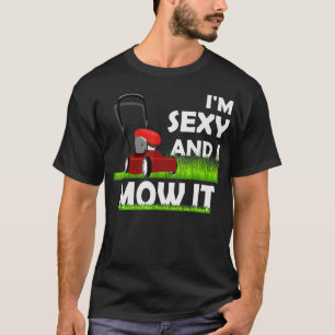 T-shirt Je suis Sey Et Je Mow It & Lawn Mowing Yard Worker