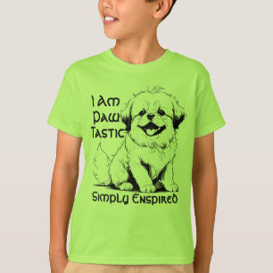 T-shirt Je Suis Simplement Enspéré-Tastic ShihTzu Kids