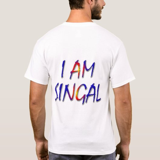 T-SHIRT JE SUIS SINGAL (Dos)