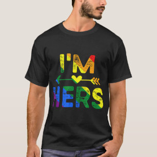T-shirt Je Suis Son Mien Correspondant Lgbt Pride Lesbian