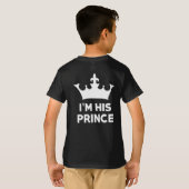 T-shirt Je suis son Prince (Dos entier)
