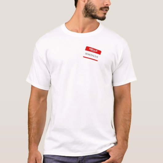 T-shirt Je suis Spartacus (Devant)