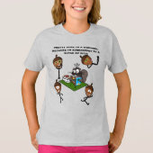 T-SHIRT JE SUIS SÛR D'ÊTRE UN ESCALIER (Devant)