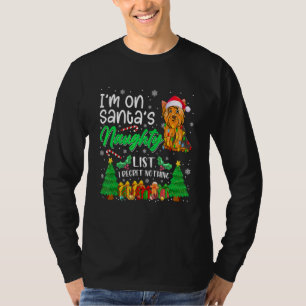 T-shirt Je suis sur la liste des vilains tout mignon Terri