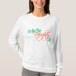 T-shirt Je suis sur la liste vilaine