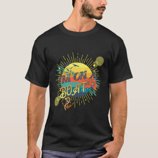 T-shirt Je Suis Sur Un Bateau En Train De Dire Bateau Yach