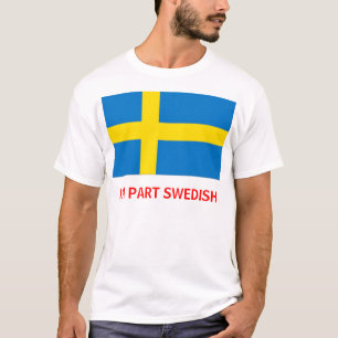 T-shirt Je suis T-shirt/sweatshirt suédois de partie