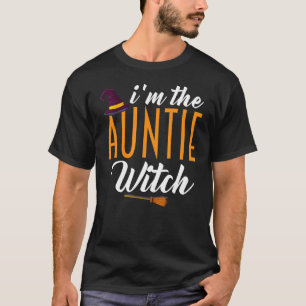 T-shirt Je suis Tante Sorcière Tante Costume Halloween