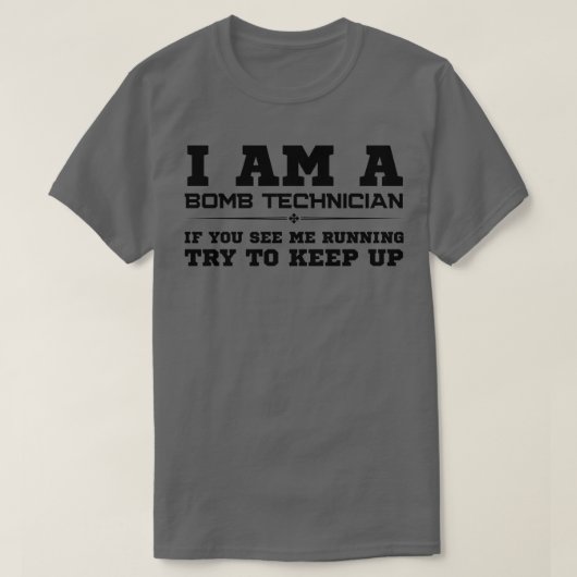 T-shirt Je Suis Technicien En Bombe (Design devant)