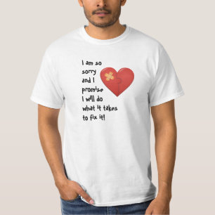 T-shirt Je suis tee - shirt désolé pour les hommes