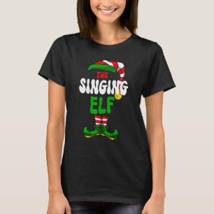 T-shirt Je suis The Singing Elf Group Joyeux Noël Matching
