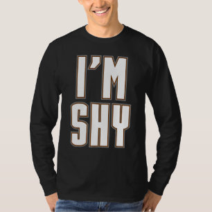T-shirt Je Suis Timide Ironique Introverti Émotions Sentim