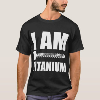 T-shirt Je Suis Titane Sensibilisation À La Fusion Spinale