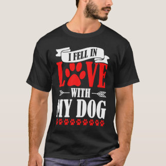 T-shirt Je suis tombé amoureux de mon animal de la Saint-V