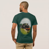 T-shirt Je SUIS TOUT CUIT À LA VAPEUR (Dos entier)