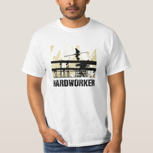 T-shirt Je suis travailleur dur