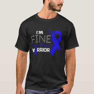 T-shirt Je suis très familier Polyposis Warrior Awareness
