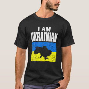 T-shirt Je suis ukrainienne Rejoindre L'Ukraine Suppor
