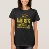 T-shirt Je suis un agent Ramp (Devant)