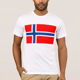 T-shirt Je suis un Américain norvégien