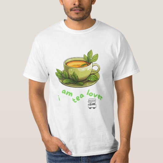 T-shirt Je suis un amoureux du thé Drôle Tea Tee (Devant)