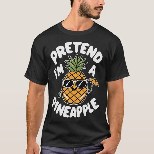 T-shirt Je suis un ananas (Devant)