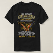 T-shirt Je Suis Un Ancien Ancien Ancien Ancien Aigle Grump (Design devant)