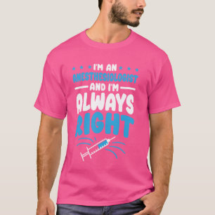 T-shirt Je suis un anesthésiste Design pour l'anesthésiolo