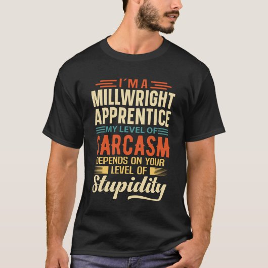T-shirt Je suis un apprenti de Millwright (Devant)