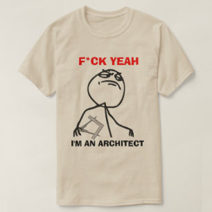 T-shirt Je suis un architecte