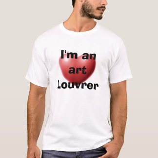 T-shirt Je suis un art Louvrer