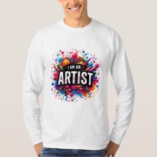 T-shirt Je suis un artiste peintre Dessin Professeur