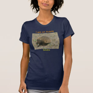 T-shirt Je suis un Australien, Echidna - customisé