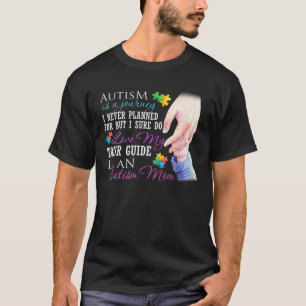 T-shirt Je suis un autiste maman Puzzle Autistique maman V