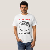 T-shirt Je suis un avocat (Devant entier)