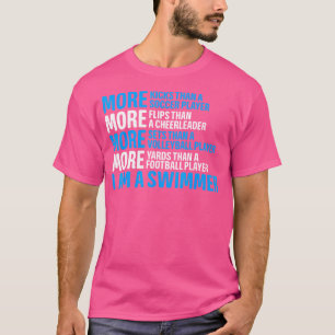 T-shirt Je Suis Un Baigneur Amusant Pratique De Baignade