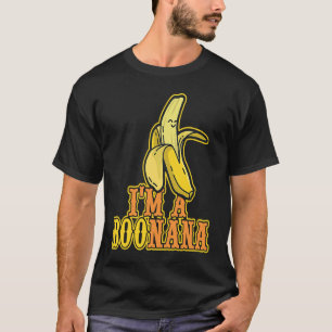 T-shirt Je suis un Boonana Banana Ghost Boo Nourriture Hal