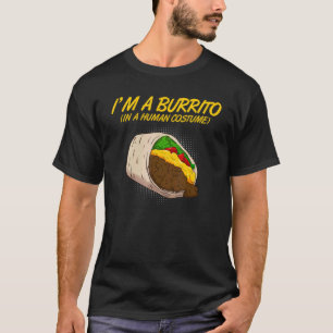 T-shirt Je suis un Burrito dans un costume humain mexicain
