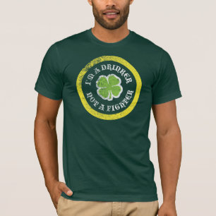 T-shirt Je suis un buveur pas un combattant