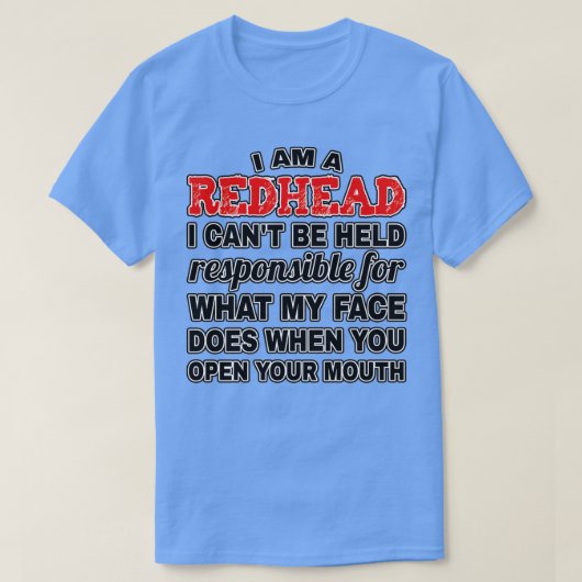 T-shirt Je Suis Un Canx27t À Tête Redondante Responsable (Design devant)