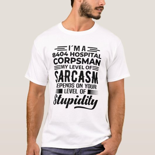 T-shirt Je suis un caporal d'hôpital 8404 (Devant)
