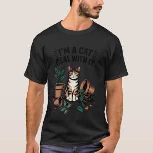 T-shirt Je Suis Un Chat Faites Avec Ça Canapé Pour Chat Ch