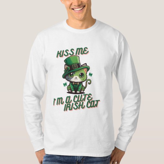 T-shirt Je suis un chat irlandais mignon (Devant)